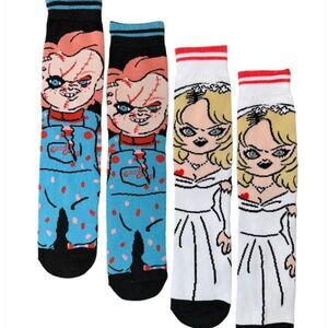 Chucky The Movie 2-PK Novelty Crew Socks
